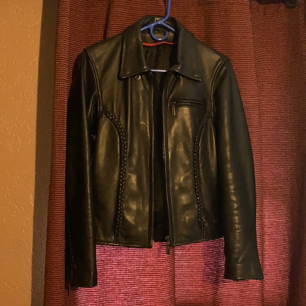Leather jacket